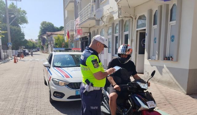 Kırklareli’nde trafik denetimi: 221 sürücüye ceza