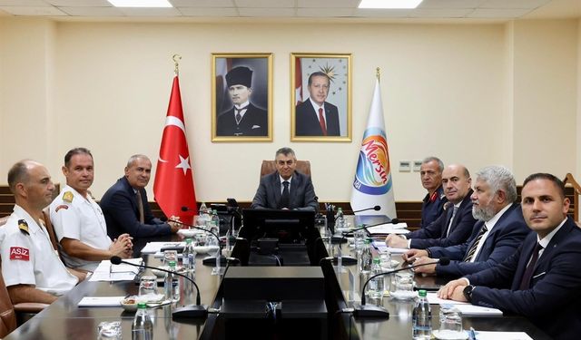 Mersin’de Güvenlik ve Asayiş Değerlendirme Toplantısı yapıldı