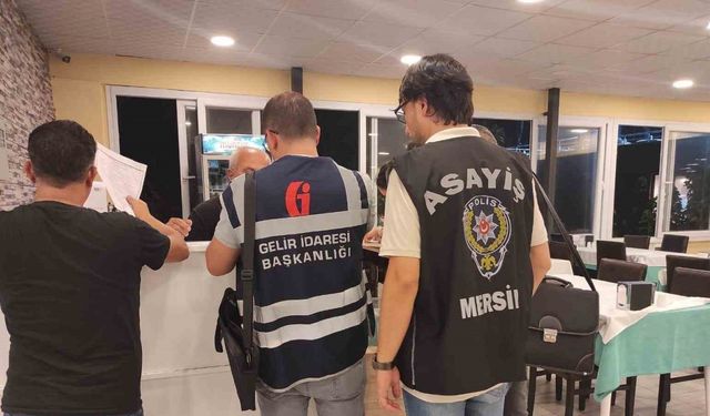 Mersin’de umuma açık iş yerleri denetlendi: 2 milyon 175 bin lira cezai işlem uygulandı