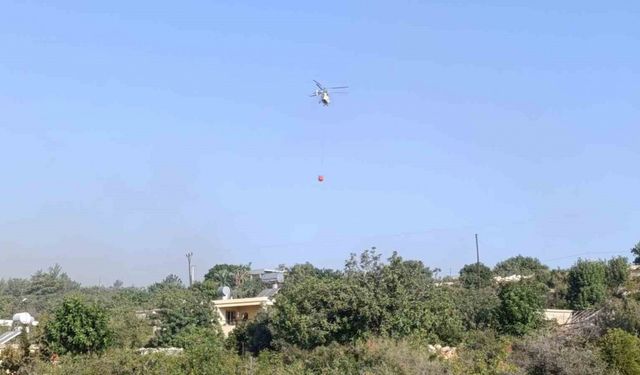 Mersin’deki orman yangını nedeniyle 3 mahalle boşaltıldı