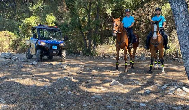 Milli Park’ta yasak bölgeye giren 5 kişiye para cezası uygulandı