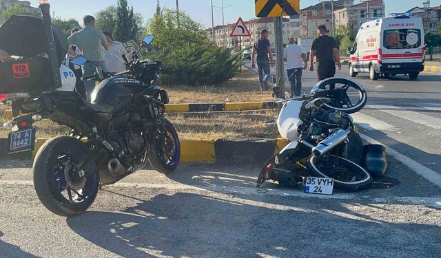 Önce otomobile sonra refüje çarptı: 1 yaralı