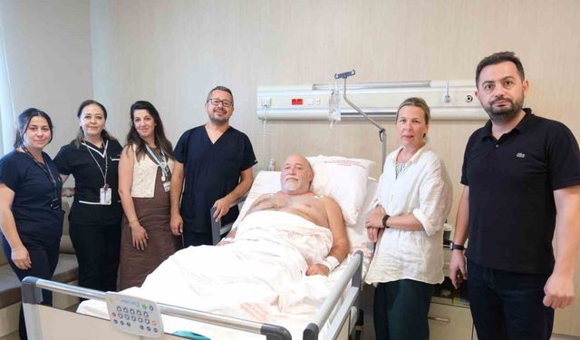 Rus hasta Mersin Şehir Hastanesi’nde sağlığına kavuştu