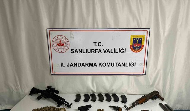 Şanlıurfa’da ruhsatsız silah operasyonu