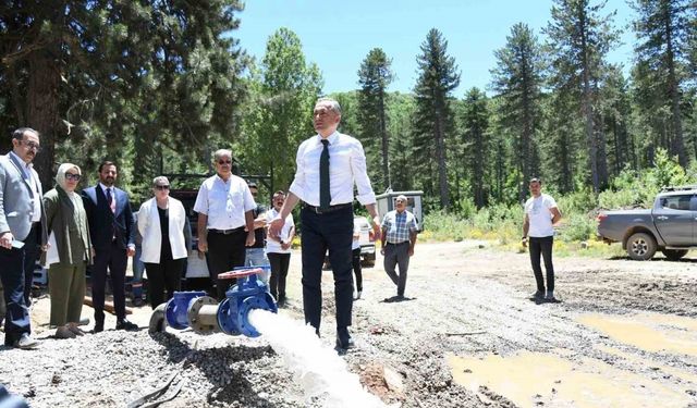 Zorkun Yaylası’nda su sorunu çözüme kavuşuyor