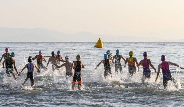 24. Eğirdir Triatlonu Türkiye Kupası Yarışları’nın ilk günü tamamlandı
