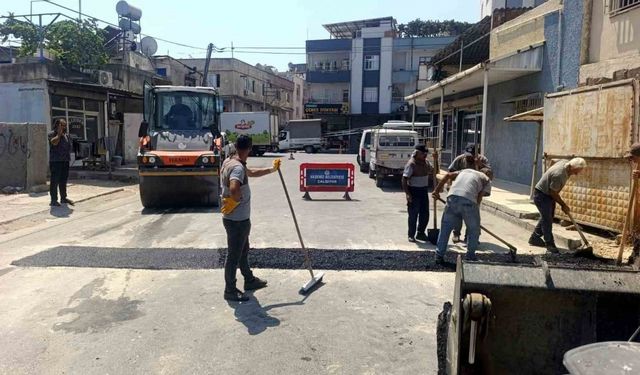 Akdeniz’in sokaklarında yenileme ve düzenleme çalışmaları sürüyor