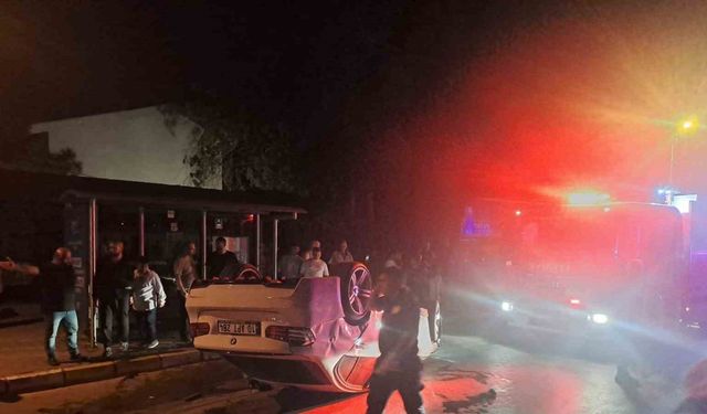 Aşırı sürat kazaya sebep oldu