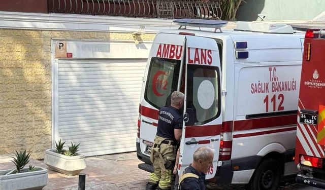 Beşiktaş’ta 5 katlı binada korkutan yangın