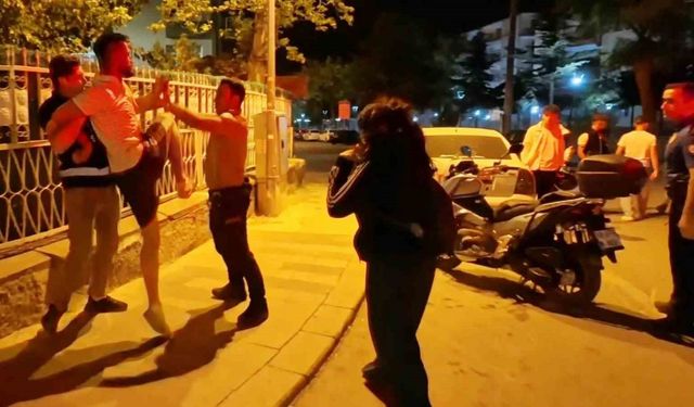 Erkek arkadaşından kaçarken yakalandı, kendini köprüden atmak istedi