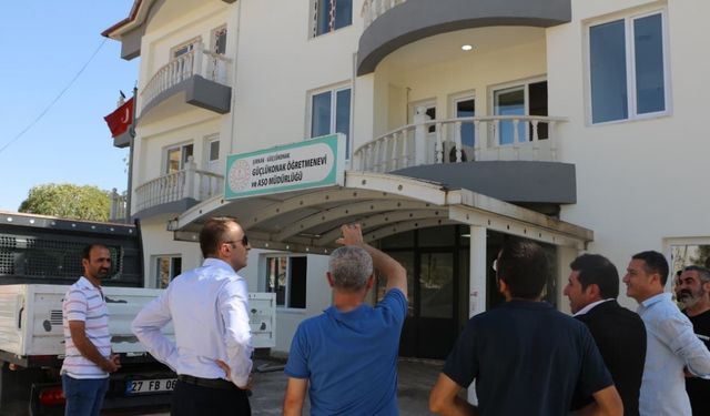 Güçlükonak öğretmenevi modernize ediliyor