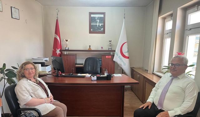 Kaymakam Doğru sağlık çalışanlarıyla bir araya geldi
