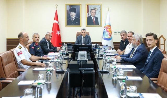 Mersin’de Güvenlik ve Asayiş Değerlendirme Toplantısı yapıldı