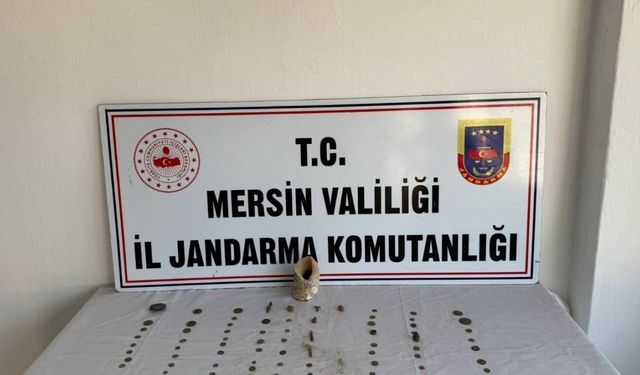 Mersin’de tarihi eser operasyonu
