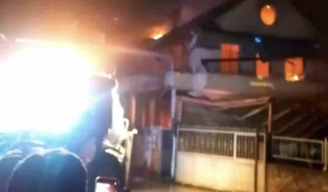 Mersin’de yayla evinde korkutan yangın