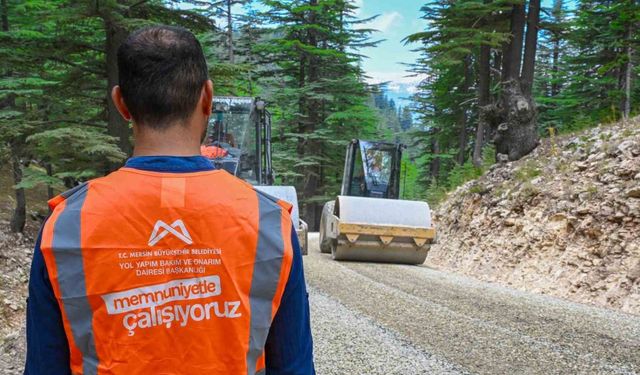 Mersin’de yayla yolu 50 kilometreden 18 kilometreye düştü