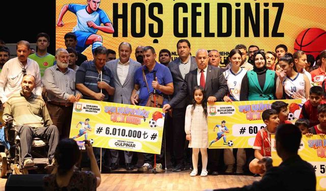 Şanlıurfa’da amatör spor kulüplerine 6 milyon lira destek