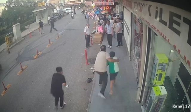 Şanlıurfa’da otele silahlı saldırı anları kameraya yansıdı