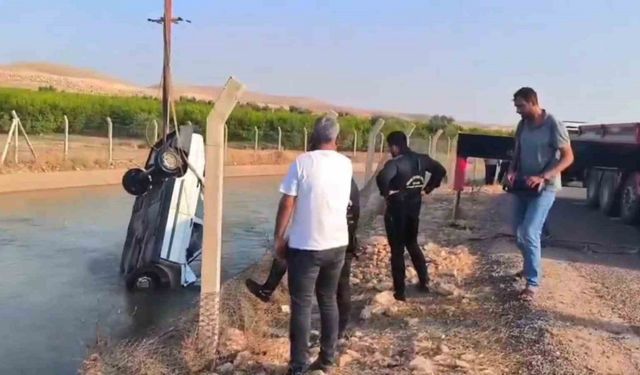 Şanlıurfa’da otomobil sulama kanalına düştü: 2 kişi kurtarıldı