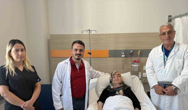 Yalova’da beyin anevrizması kapalı yöntemle tedavi edildi