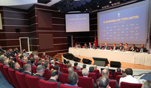 Yıldırım, Daraltılmış İl Başkanları Toplantısı’na katıldı