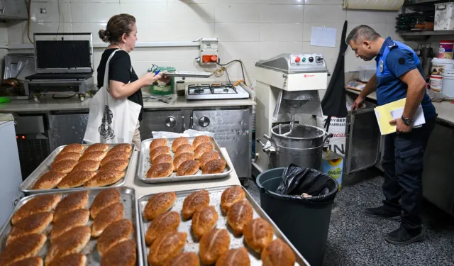 Bornova’da fırınlara sabah denetimi