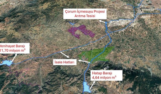 Çorum’da içme suyu için önemli bir proje daha hayata geçiriliyor
