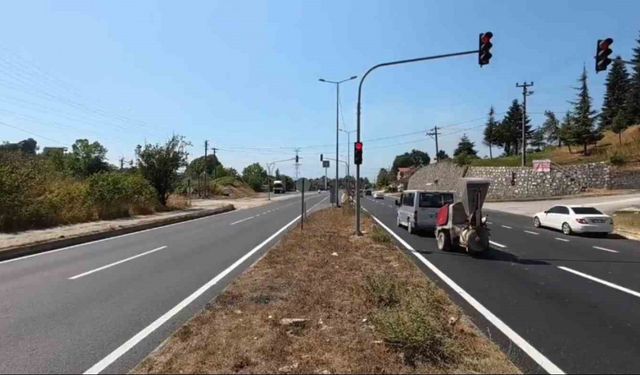 Kırmızı ışıkta durmayan sürücülere 2 bin 167 TL cezai işlem uygulandı