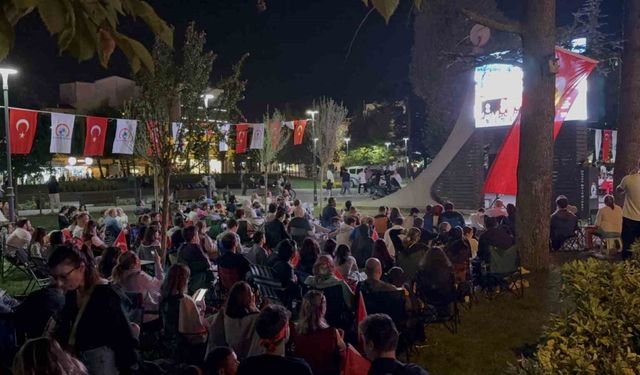 Millet bahçesinde milli heyecan