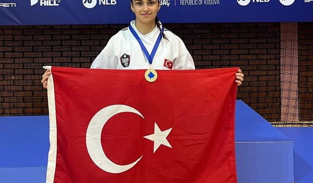 Rizeli Rümeysa, judoda balkan şampiyonu oldu