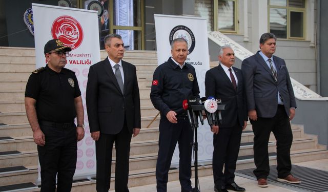 İçişleri Bakanı Yerlikaya: "Narko Kapan Mersin’le 3 organize suç örgütü çökerildi, 370 şahıs yakalandı"