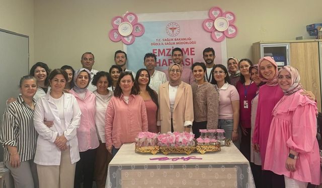 Akçakoca’da Emzirme ve Normal Doğum Haftası birlikte kutlandı