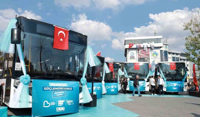 Balıkesir’de ulaşıma 13 yeni araç hizmette