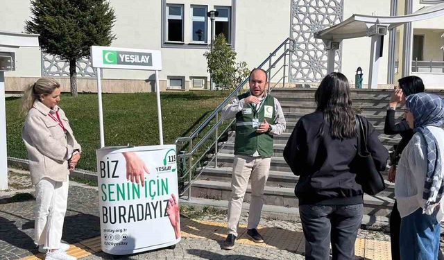 Bayburt’ta üniversite öğrencileri bağımlılıkla mücadele konusunda bilgilendirildi