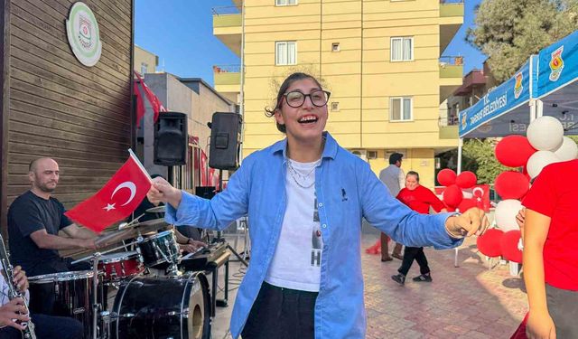 Cumhuriyet coşkusu engelsiz eğitim merkezinde yaşandı