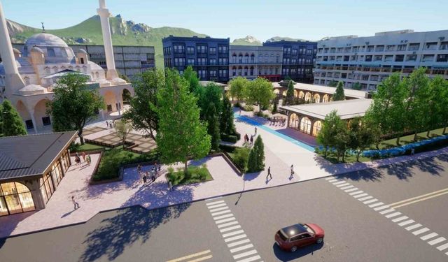 Düzce Cedidiye Kent Meydanı Projesi 2. etap başlıyor