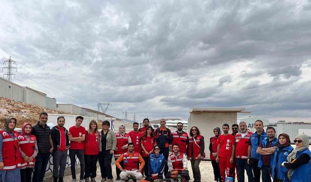 Elazığ’da arama kurtarma eğitimleri sürüyor