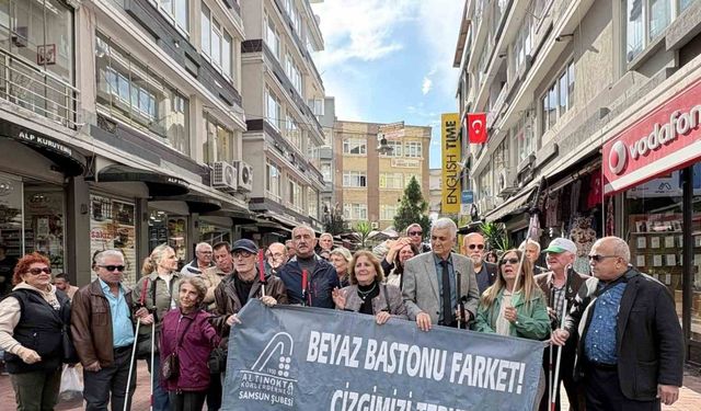 Görme engellilerden "Beyaz Baston" çağrısı: Sosyal güvence altına alınmalı