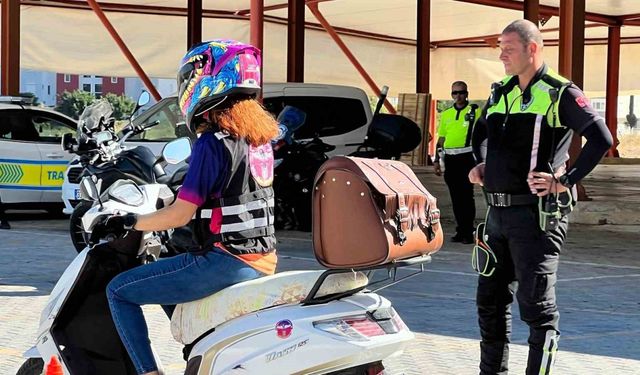 Kadın motosiklet sürücülerine uygulamalı eğitim