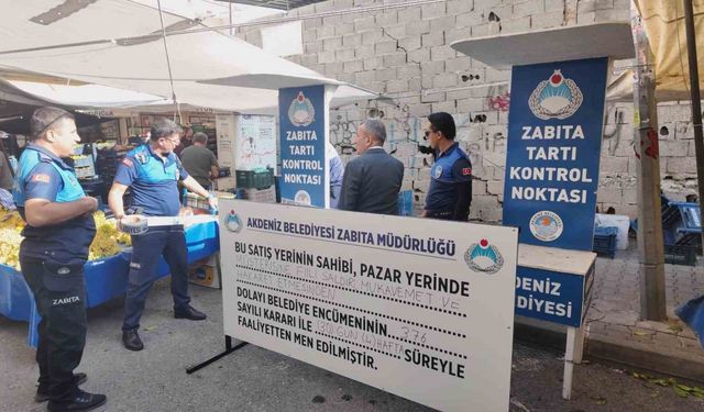 Mersin’de müşterisine hakaret eden pazar esnafına 30 gün faaliyetten men cezası