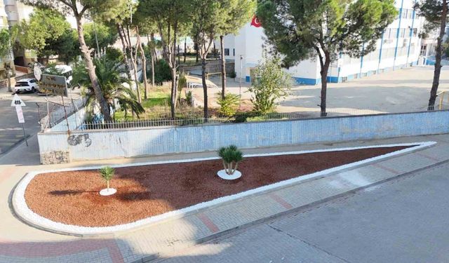 Nazilli Belediyesi, Cumhuriyet Mahallesi’ndeki peyzaj çalışmalarını tamamladı