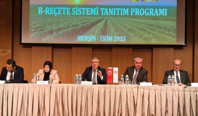 Tarımda dijital dönüşüm: ’B-Reçete’ sistemi Mersin’de tanıtıldı