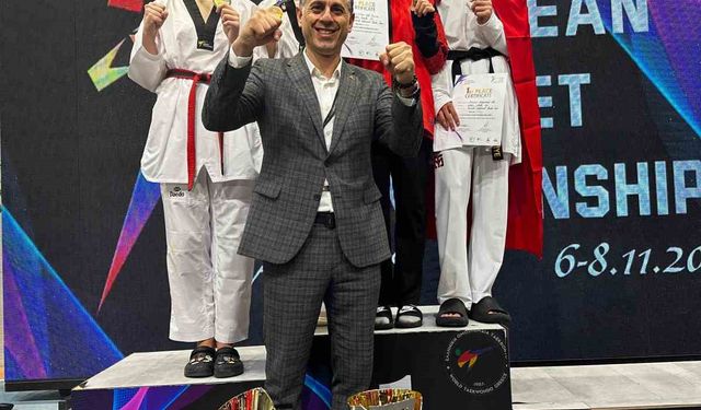 Avrupa Yıldızlar Taekwondo Şampiyonası’nda Türkiye şampiyon oldu