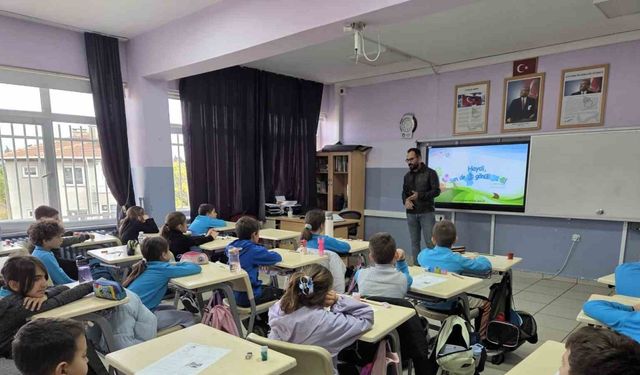 Babaeski’de öğrencilere su verimliliği, gıda israfı ve beslenme eğitimi