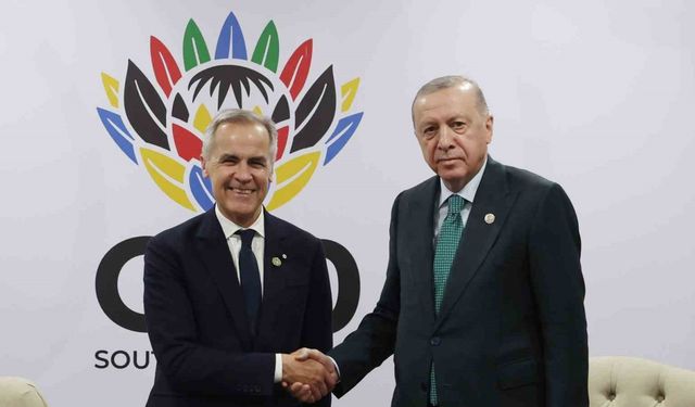 Cumhurbaşkanı Erdoğan, Kanada Başbakanı Carney ile bir araya geldi