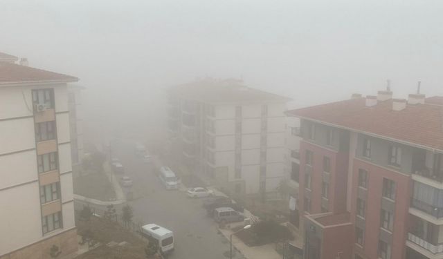 Elazığ’ın yüksek kesimlerde sis etkili oldu