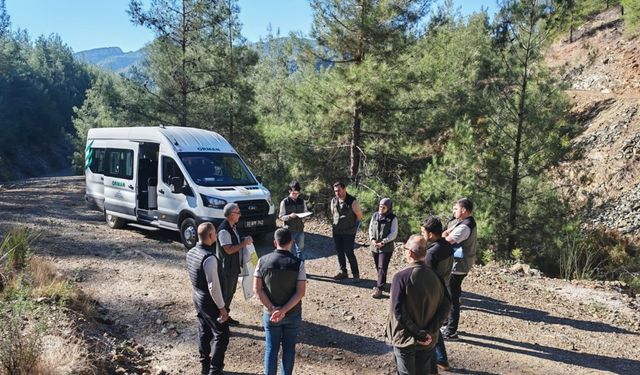 Mersin Orman Bölge Müdürlüğü’nde saha eğitimleri devam ediyor