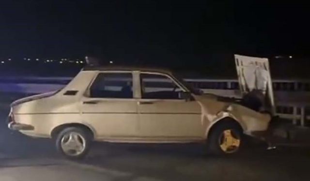 Otomobil bariyere çarptı, sürücü hayatını kaybetti