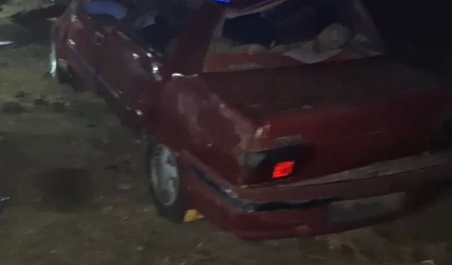 Siverek’te otomobil şarampole devrildi: 1 ölü