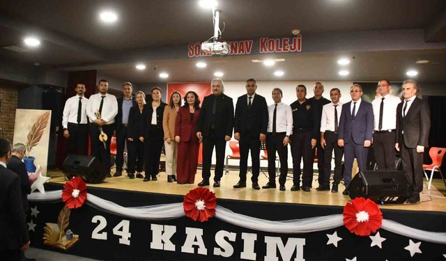 Söke'de 24 Kasım Öğretmenler Günü kutlandı
